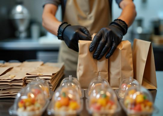 service de vente à emporter